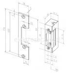Elektrozaczep YB17-12-S YALE ASSA ABLOY